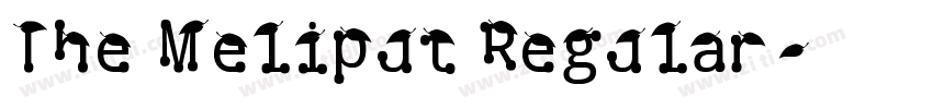 The Meliput Regular字体转换